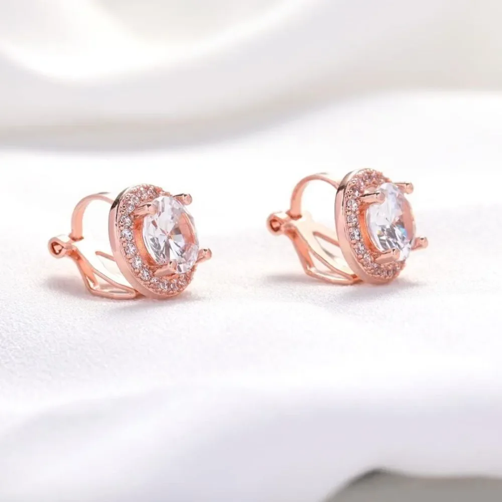 BijouStudios Clip On Earrings rose gold